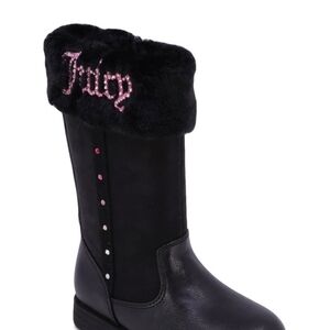 Juicy Couture Black and Pink Kids Boots